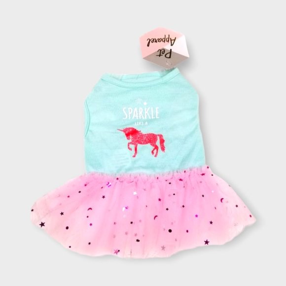 Other - "SPARKLE like a 🦄" Doggy Tutu Dress, S